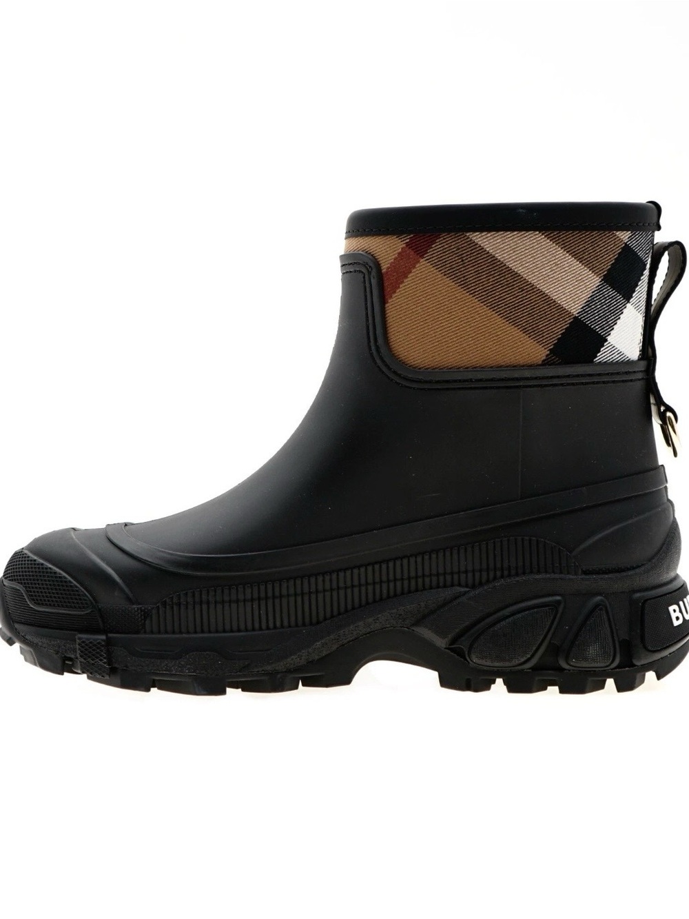 NIB Burberry Ryan Low Check Boots 37 - Picture 5 of 8